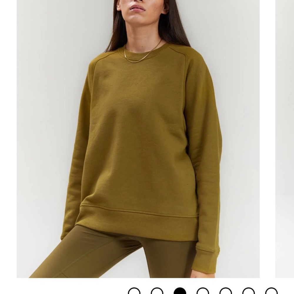 girlfriend collective 50/50 Relaxed Fit Sweatshirt - Picture 5 of 6